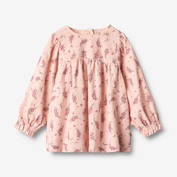 Wheat Main Langærmet Kjole Elvira Dress 9762 dim rose flowers