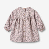 Wheat Main Langærmet Kjole Fenja Dress 9559 lilac checked flowers