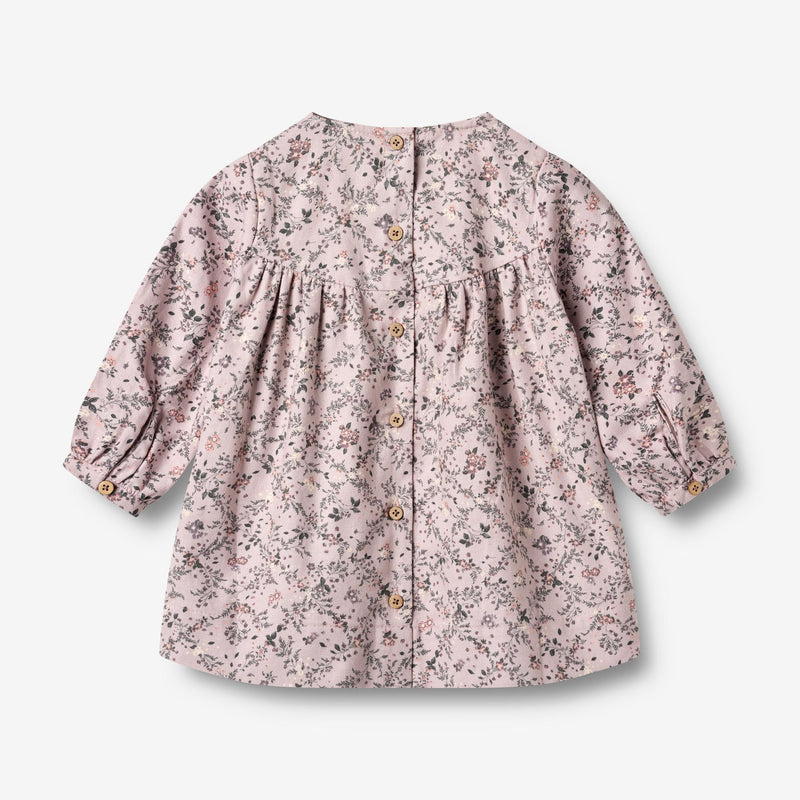Wheat Main Langærmet Kjole Fenja Dress 9559 lilac checked flowers
