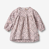 Wheat Main Langærmet Kjole Fenja Dress 9559 lilac checked flowers