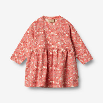 Wheat Main Langærmet Kjole Sessa Dress 9422 coral flowers