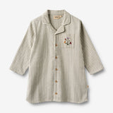 Wheat Main Langærmet Natkjole Sylva Home 9585 blue stripe