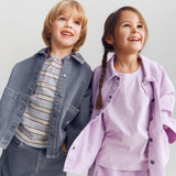 Wheat Main Langærmet Polo Fred Blouse 9877 multi blue stripe
