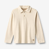 Wheat Main Langærmet Polo Yves Blouse 3191 offwhite