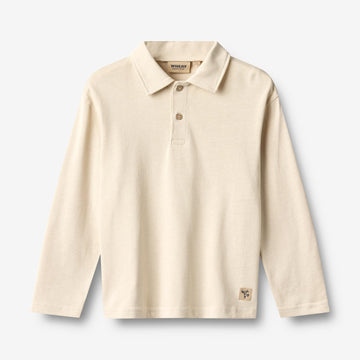 Wheat Main Langærmet Polo Yves Blouse 3191 offwhite