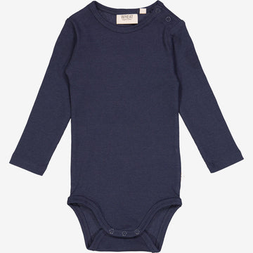 Wheat Main  Langærmet Rib Body Underwear/Bodies 1388 midnight