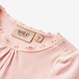 Wheat Main   Langærmet Rib Body Lotta Underwear/Bodies 2281 rose ballet