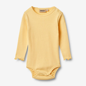 Wheat Main Langærmet Body Regitze Body 9425 golden yellow