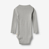 Wheat Main Langærmet Rib Body Spencer Body 1024 slightly blue