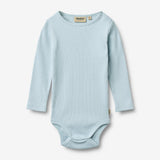 Wheat Main Langærmet Rib Body Spencer Body 2703 summer sky