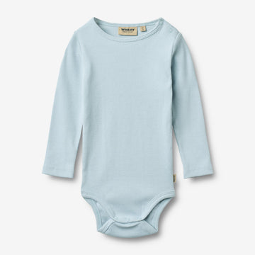 Wheat Main Langærmet Rib Body Spencer Body 2703 summer sky