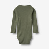 Wheat Main Langærmet Rib Body Spencer Body 9690 thyme