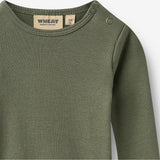 Wheat Main Langærmet Rib Body Spencer Body 9690 thyme