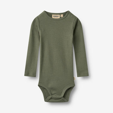 Wheat Main Langærmet Rib Body Spencer Body 9690 thyme
