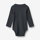 Wheat Main Langærmet Rib Body Spencer Underwear/Bodies 1432 navy