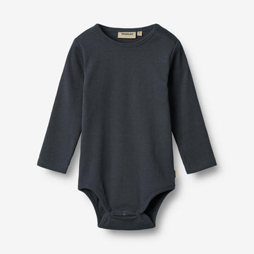 Wheat Main Langærmet Rib Body Spencer Body 1432 navy