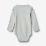 Wheat Main Langærmet Rib Body Spencer Underwear/Bodies 1560 soft blue