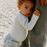 Wheat Main Langærmet Rib Body Spencer Underwear/Bodies 9436 rainy sky