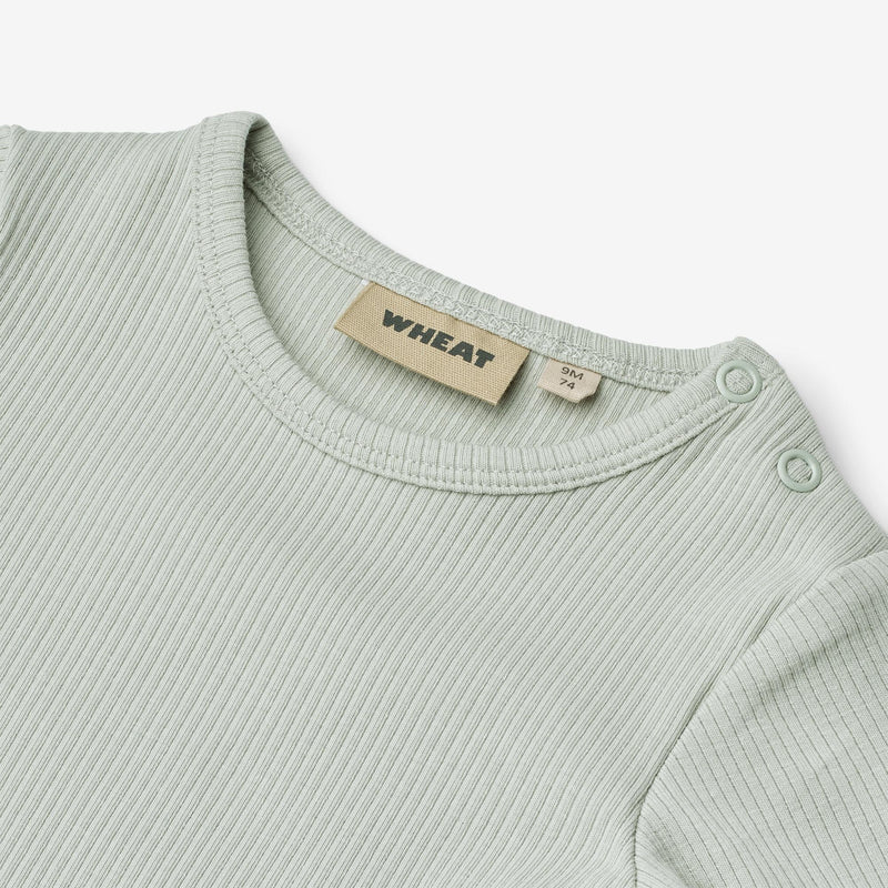 Wheat Main Langærmet Rib Body Spencer Underwear/Bodies 9436 rainy sky