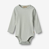 Wheat Main Langærmet Rib Body Spencer Underwear/Bodies 9436 rainy sky