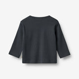 Wheat Main Langærmet Rib T-Shirt Milo T-Shirt 1432 navy