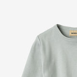 Wheat Main Langærmet Rib T-Shirt Milo T-Shirt 9567 soft rain