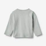 Wheat Main Langærmet Rib T-Shirt Milo T-Shirt 9567 soft rain