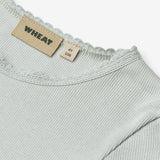 Wheat Main Langærmet Rib T-Shirt Reese Jersey Tops and T-Shirts 1560 soft blue