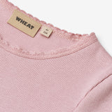 Wheat Main Langærmet Rib T-Shirt Reese Jersey Tops and T-Shirts 9428 lavender mist