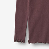 Wheat Main Langærmet Rib T-Shirt Reese T-Shirt 3030 fudge