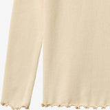 Wheat Main Langærmet Rib T-Shirt Reese T-Shirt 9631 barely apricot