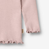 Wheat Main Langærmet Rib T-Shirt Reese T-Shirt 1354 soft lilac
