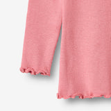 Wheat Main Langærmet Rib T-Shirt Reese T-Shirt 9568 soft pink