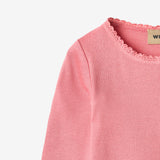 Wheat Main Langærmet Rib T-Shirt Reese T-Shirt 9568 soft pink