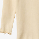 Wheat Main Langærmet Rib T-Shirt Reese T-Shirt 9631 barely apricot