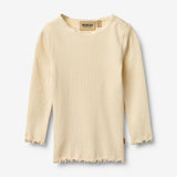 Wheat Main Langærmet Rib T-Shirt Reese T-Shirt 9631 barely apricot