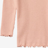 Wheat Main Langærmet Rib T-Shirt Reese T-Shirt 9658 rose cloud