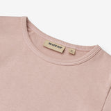 Wheat Main Langærmet Rib T-shirt Ida Jersey Tops and T-Shirts 2487 rose powder