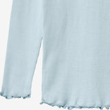 Wheat Main Langærmet Rib T-shirt Ida T-Shirt 2703 summer sky