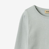 Wheat Main Langærmet Rib T-shirt Ida T-Shirt 9567 soft rain