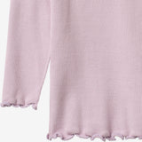 Wheat Main Langærmet Rib T-shirt Ida T-Shirt 1346 lavender