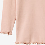 Wheat Main Langærmet Rib T-shirt Ida T-Shirt 2400 powder