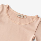 Wheat Main  Langærmet Rib T-shirt Reese Jersey Tops and T-Shirts 2032 rose dust