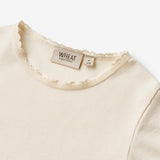 Wheat Main   Langærmet Rib T-shirt Reese Jersey Tops and T-Shirts 3171 cream