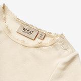 Wheat Main   Langærmet Rib T-shirt Reese Jersey Tops and T-Shirts 3171 cream