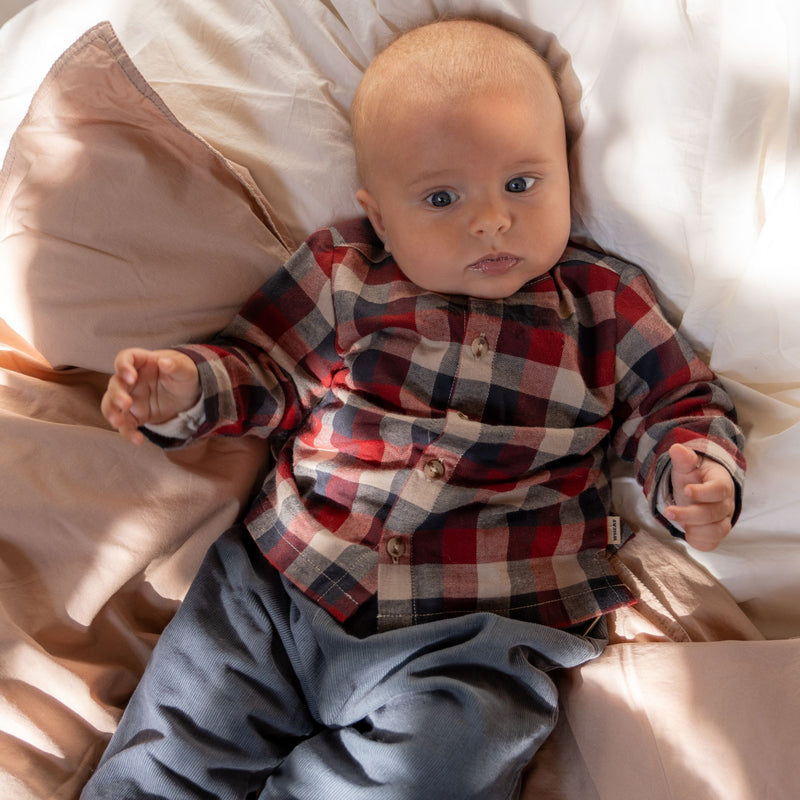 Wheat Main Langærmet Skjorte Shelby Shirts and Blouses 9588 red blue check