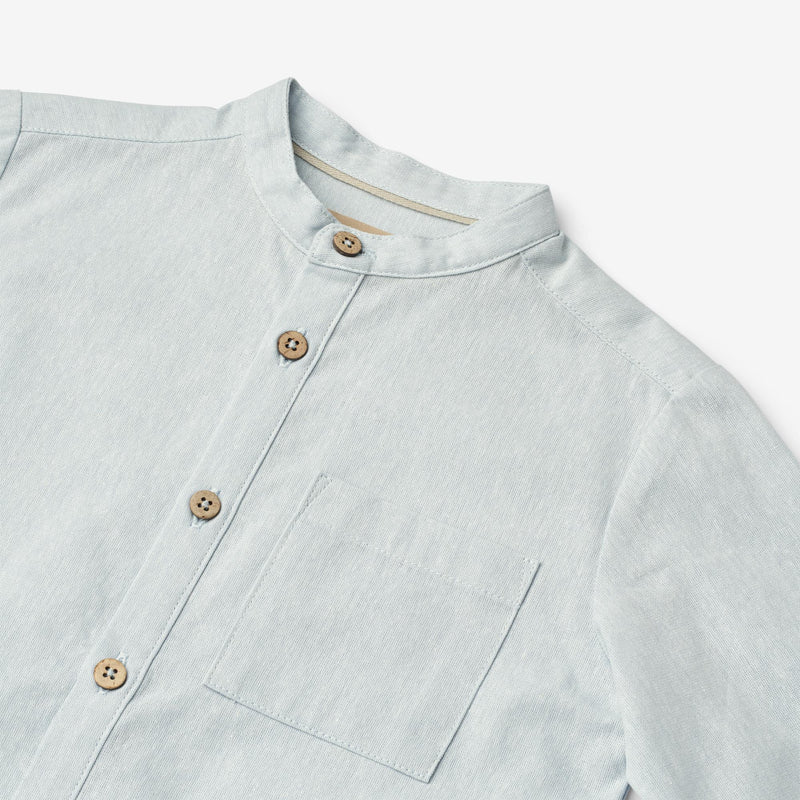 Wheat Main Langærmet Skjorte Willum Shirt 9429 light blue chambray