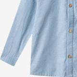 Wheat Main Langærmet Skjorte Willum Shirt 9633 blue chambrey