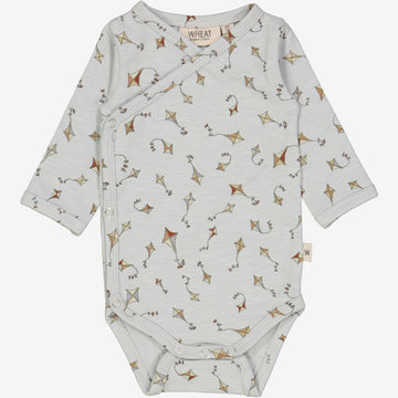 Wheat Main  Langærmet Slå-om Body Underwear/Bodies 9511 kites