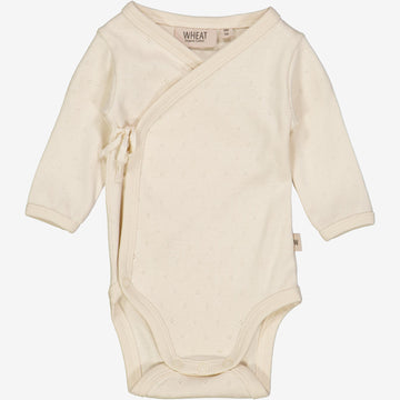 Wheat Main  Langærmet Slå-om Body Chia Underwear/Bodies 3129 eggshell 